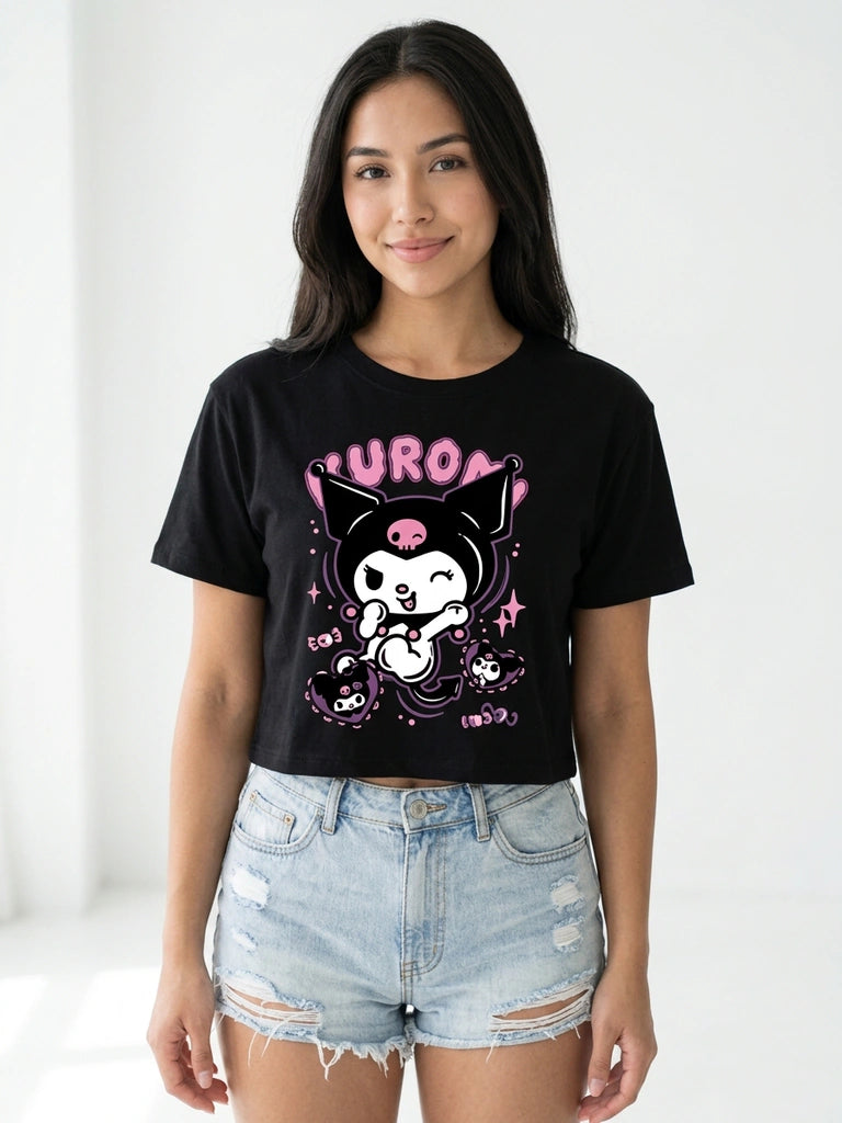 Summer  Women's T-shirt - Kuromi Pattern