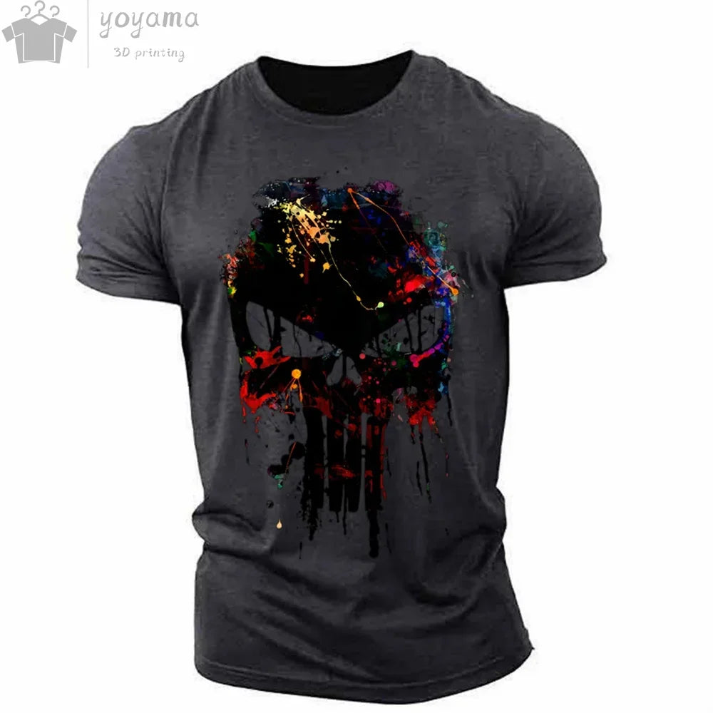 Men's  O-neck T-shirt,  men's sportswear top