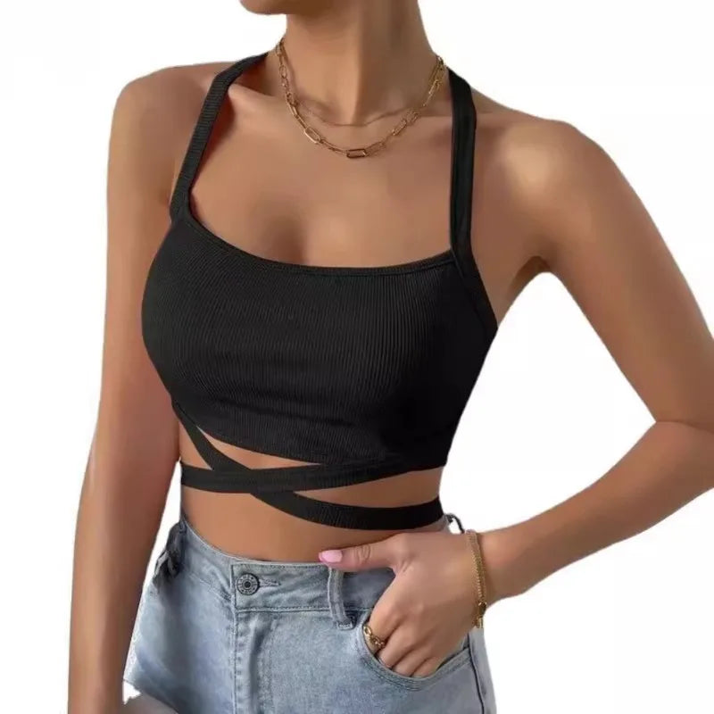 Moderne Cross-Waist Tank Top