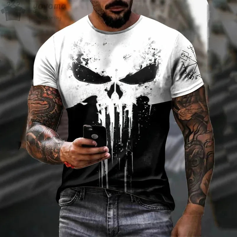 Men's  O-neck T-shirt,  men's sportswear top