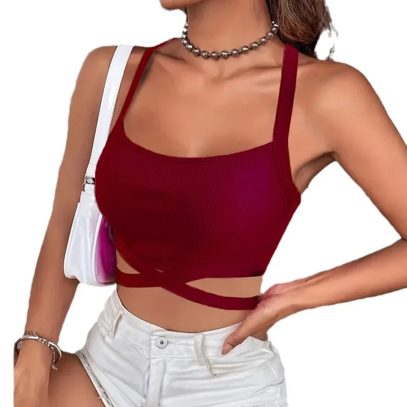 Moderne Cross-Waist Tank Top