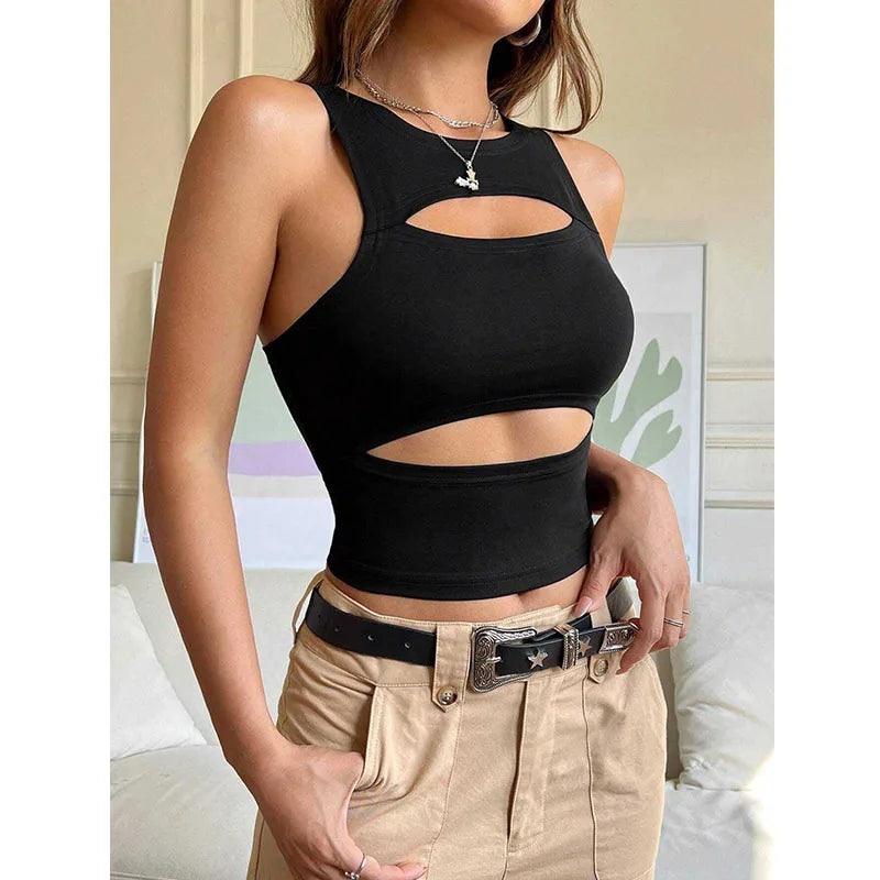 "Night Out" Cut-Out Top Summer Vibe