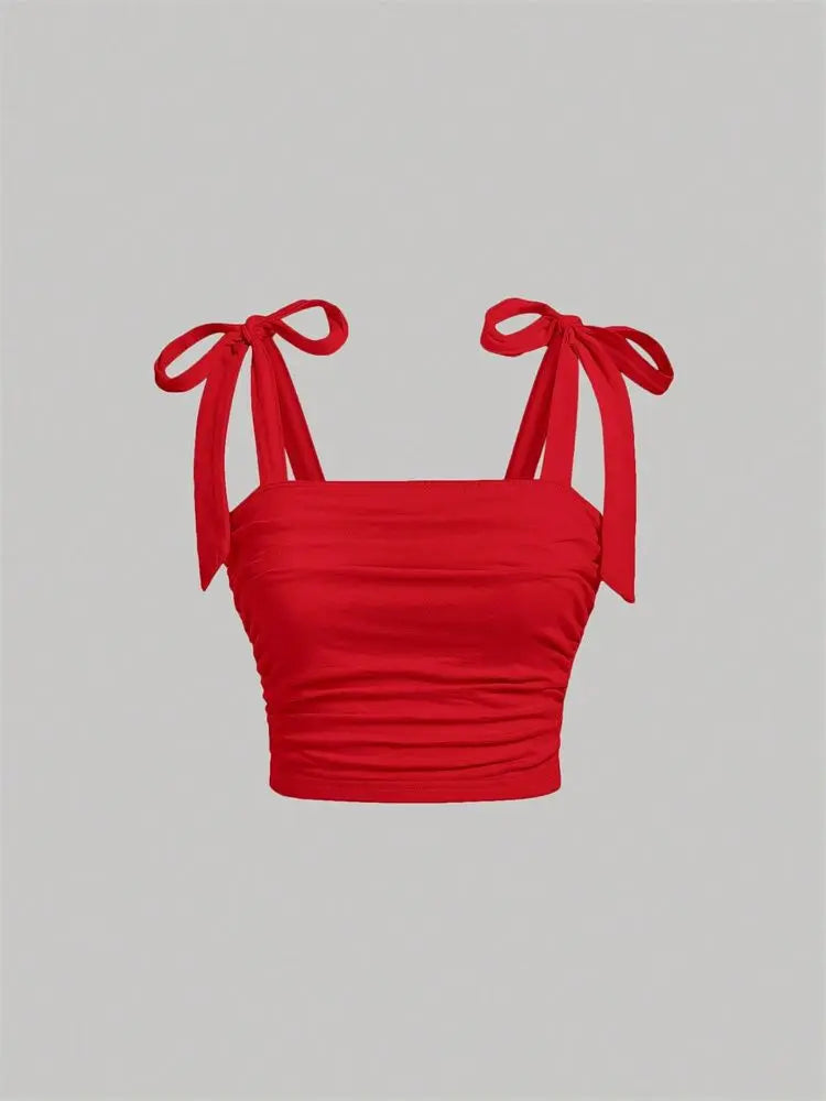Romantic Ruched Bodice Tank