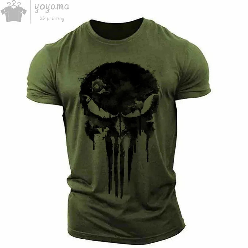 Men's  O-neck T-shirt,  men's sportswear top