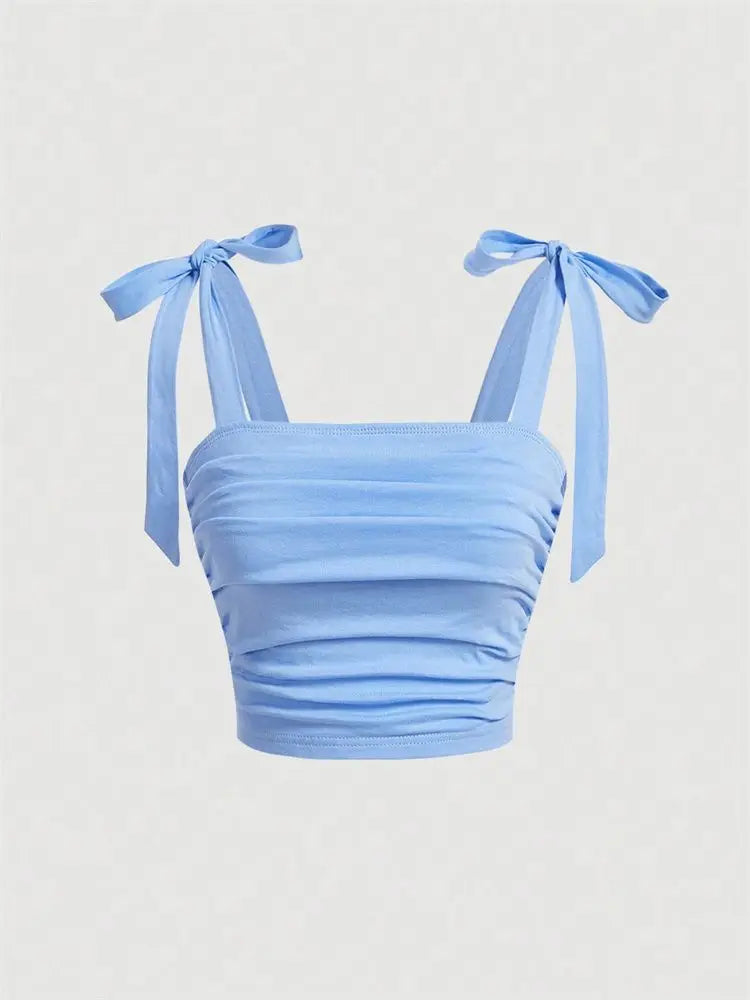 Romantic Ruched Bodice Tank