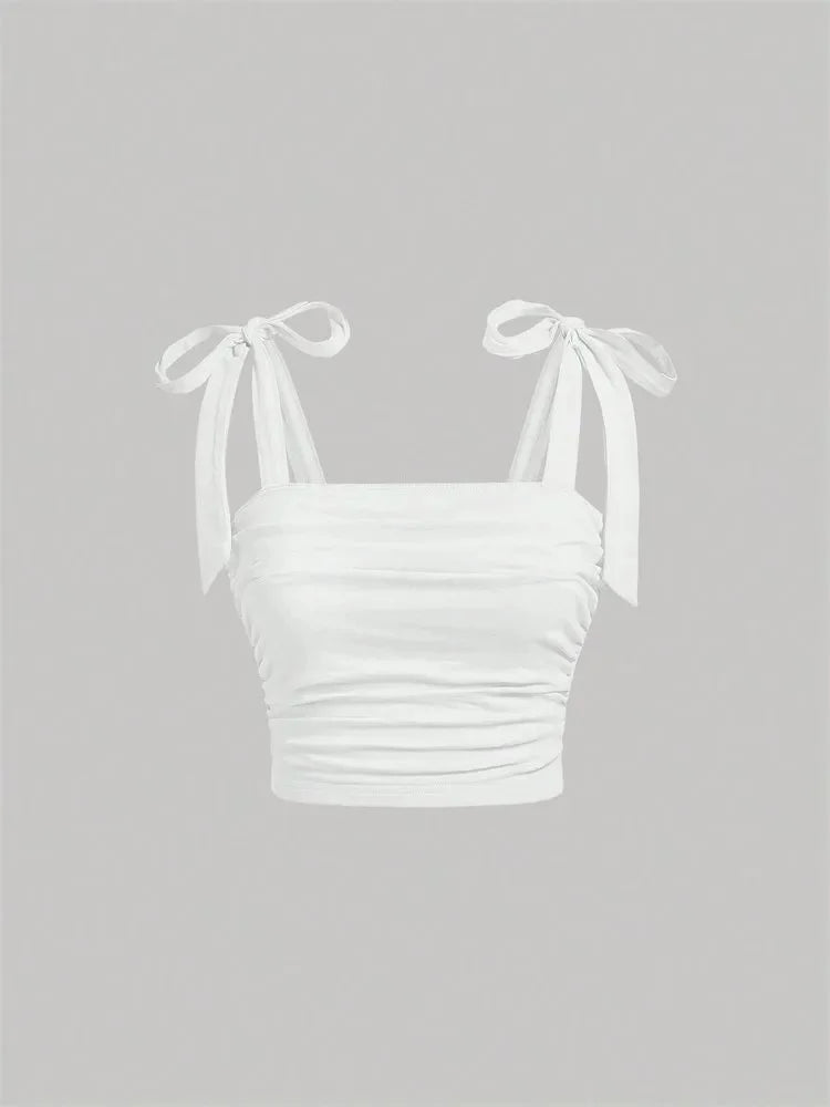 Romantic Ruched Bodice Tank