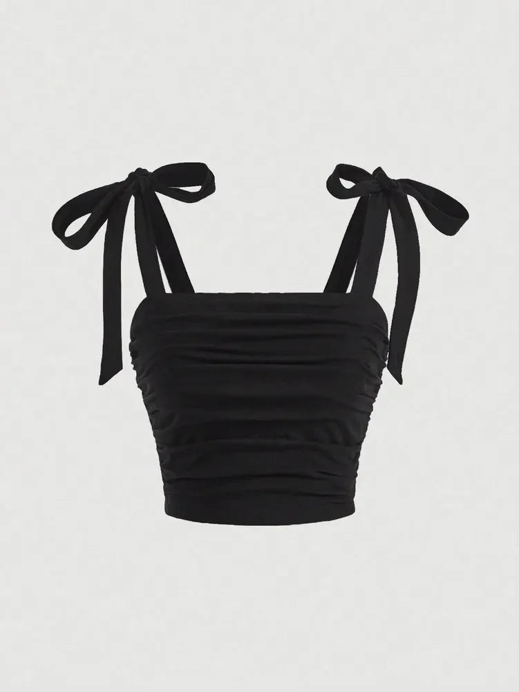 Romantic Ruched Bodice Tank